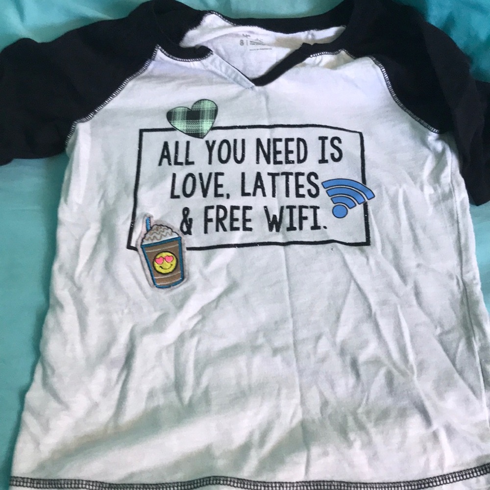 White & black kids justice top